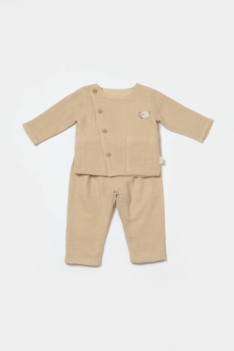Wholesale Baby 2-Piece Cardigan and Pants Set 3-24M 100% Cotton Baby Cosy - Brand: BabyCosy - Kids & Baby Clothes Wholesale - Globality Store