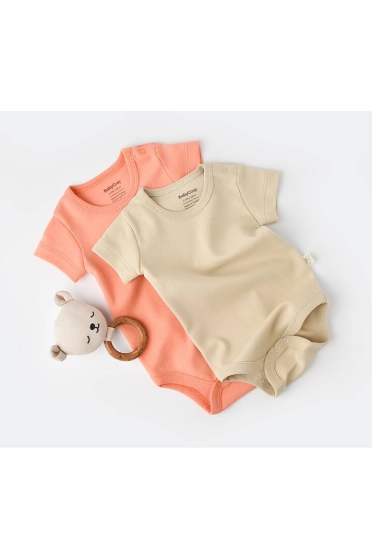 Wholesale 100% Organic Cotton Baby 2-Piece Bodysuit 3-24M Baby Cosy - Brand: BabyCosy - Kids & Baby Clothes Wholesale - Globality Store