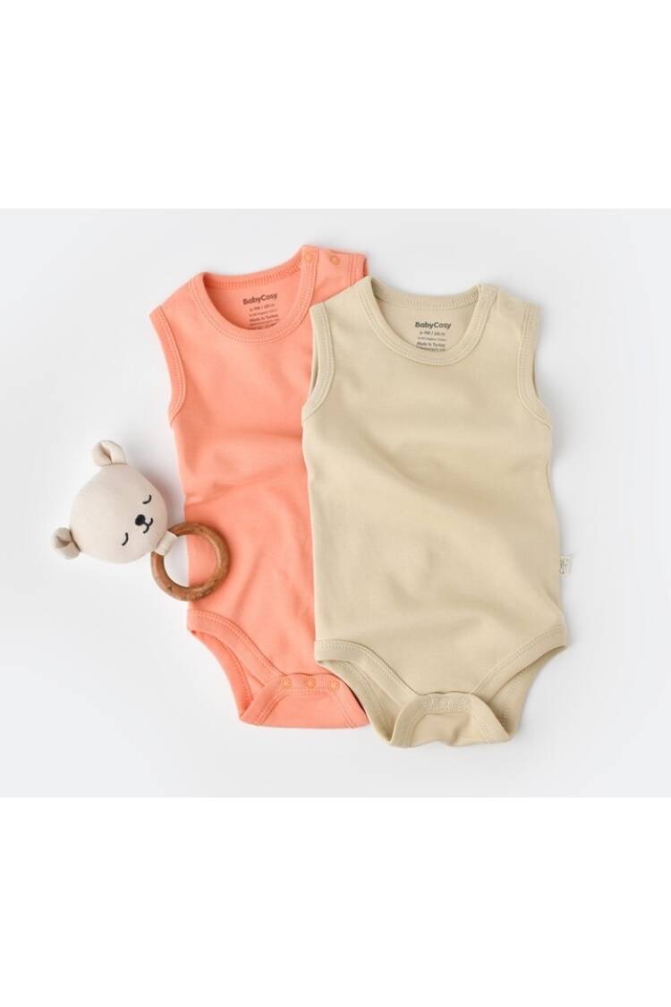 Wholesale 100% Organic Cotton Baby 2-Piece Bodysuit 3-24M Baby Cosy - Brand: BabyCosy - Kids & Baby Clothes Wholesale - Globality Store