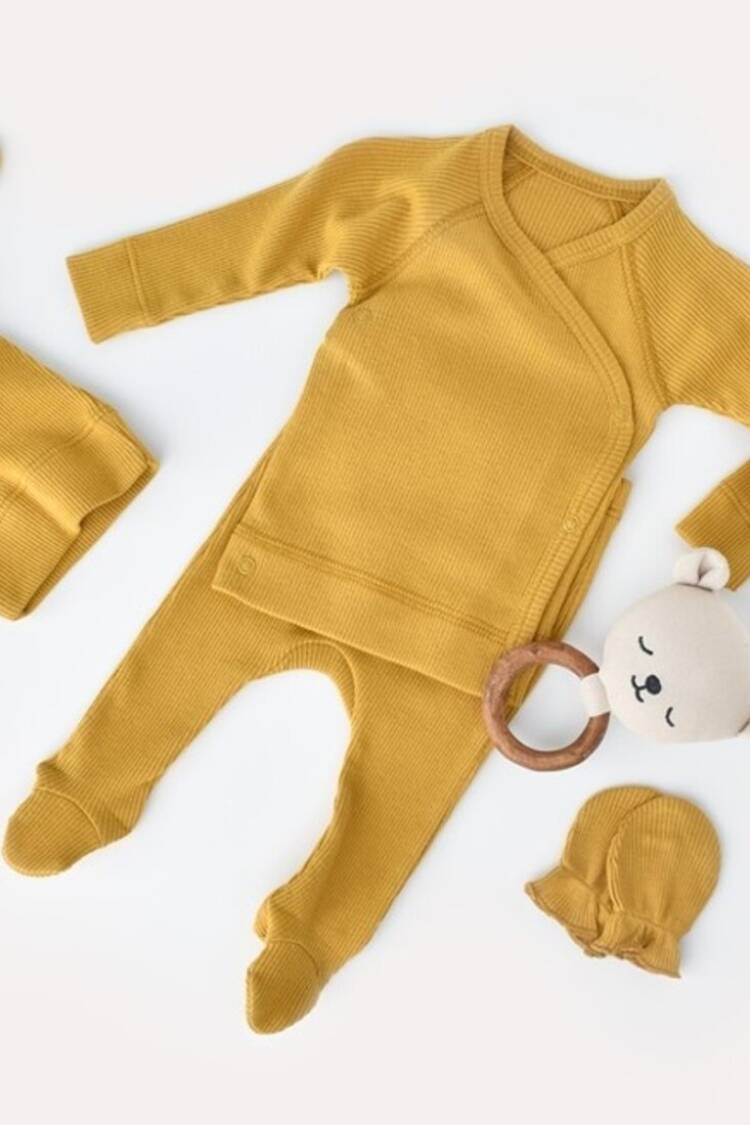 Wholesale Baby 4 Pieces Modal Suitcase 3-24M Baby Cosy - Brand: BabyCosy - Kids & Baby Clothes Wholesale - Globality Store