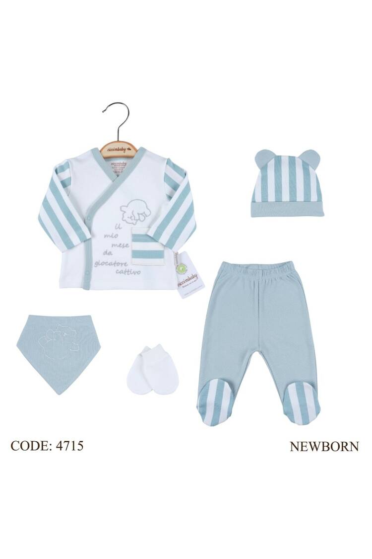 Wholesale Baby 5-Piece Newborn Set 0-3M - Brand: Ciccimbaby - Kids & Baby Clothes Wholesale - Globality Store