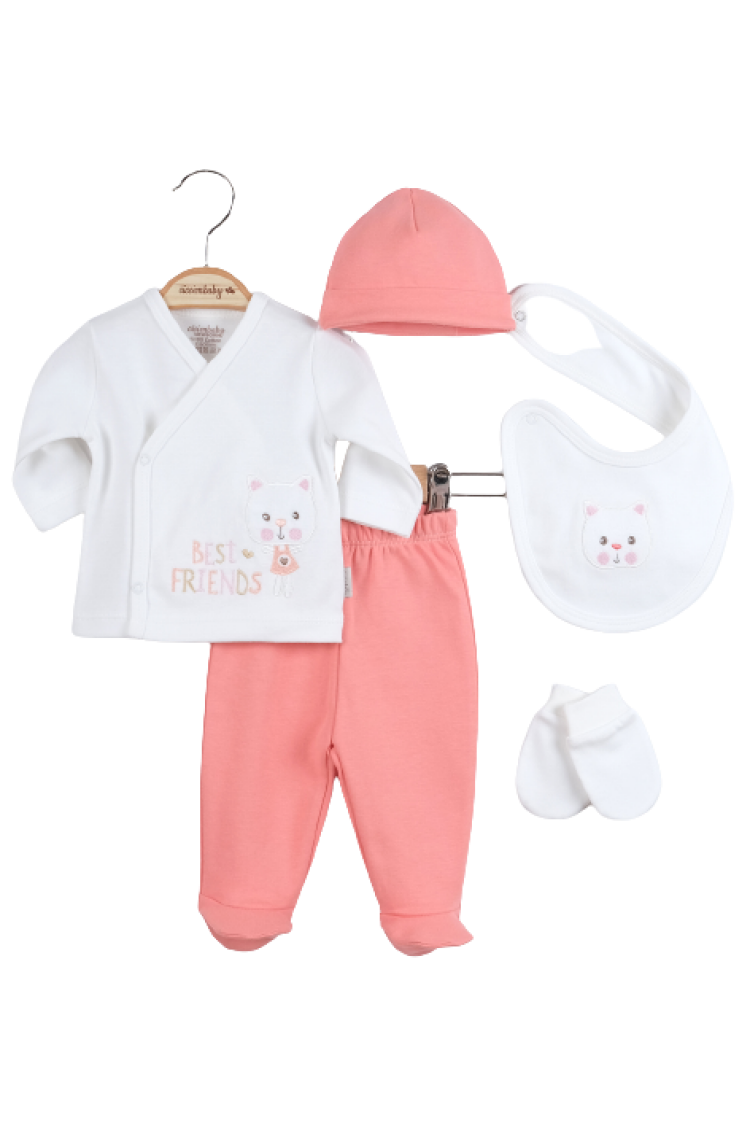 Wholesale Baby 5-Piece Newborn Set 0-3M - Brand: Ciccimbaby - Kids & Baby Clothes Wholesale - Globality Store