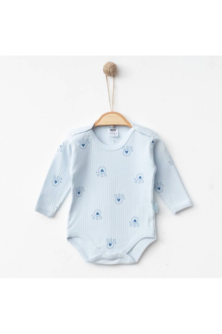 Wholesale Baby 5-Piece Patterned Long Sleeves Bodysuit 1-12M - Brand: Hoppidik - Kids & Baby Clothes Wholesale - Globality Store