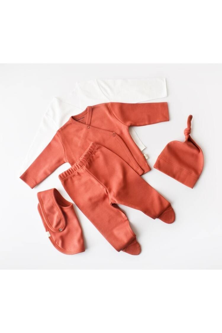 Wholesale 100% Organic Cotton Baby 5-Piece Newborn Set 0-3M Baby Cosy - Brand: BabyCosy - Kids & Baby Clothes Wholesale - Globality Store