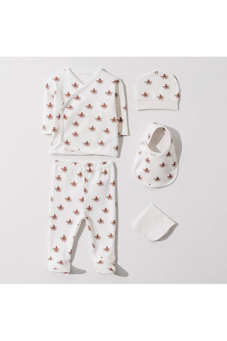 Wholesale Baby 5-Pieces Newborn Set (Boxed) 0M - Brand: Pambuliq - Kids & Baby Clothes Wholesale - Globality Store