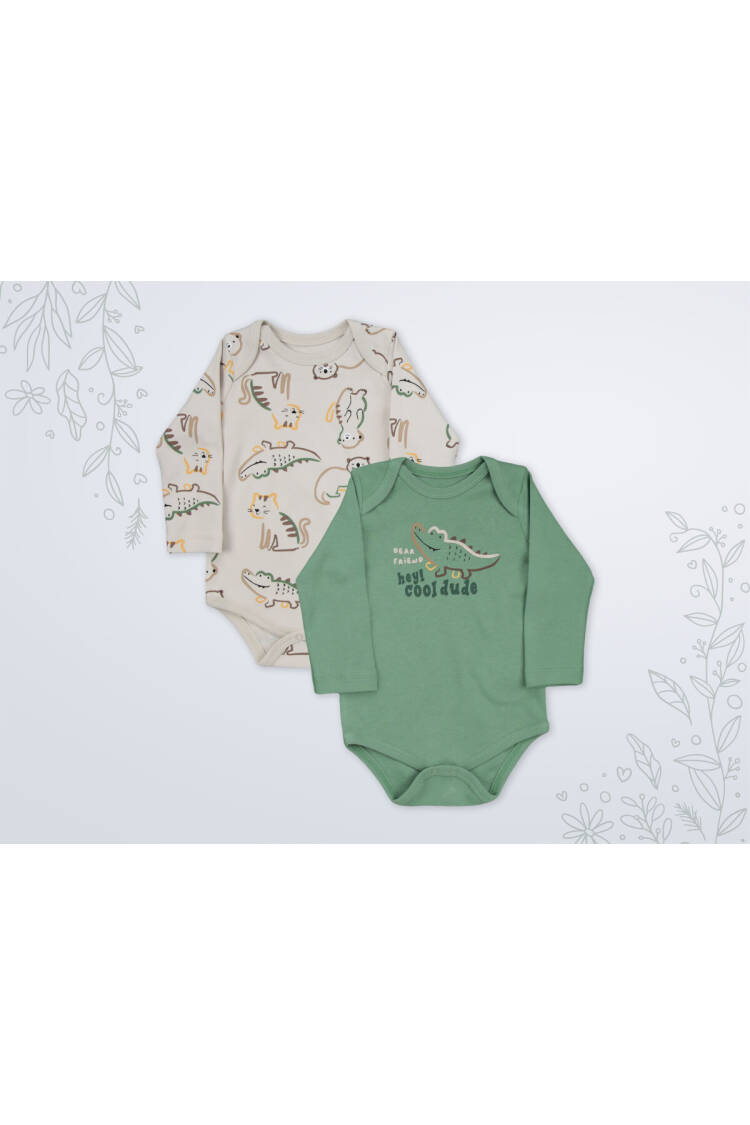 Wholesale Baby Boy 2-piece Baby Bootee Suit 3-18M - Brand: Miniworld - Kids & Baby Clothes Wholesale - Globality Store