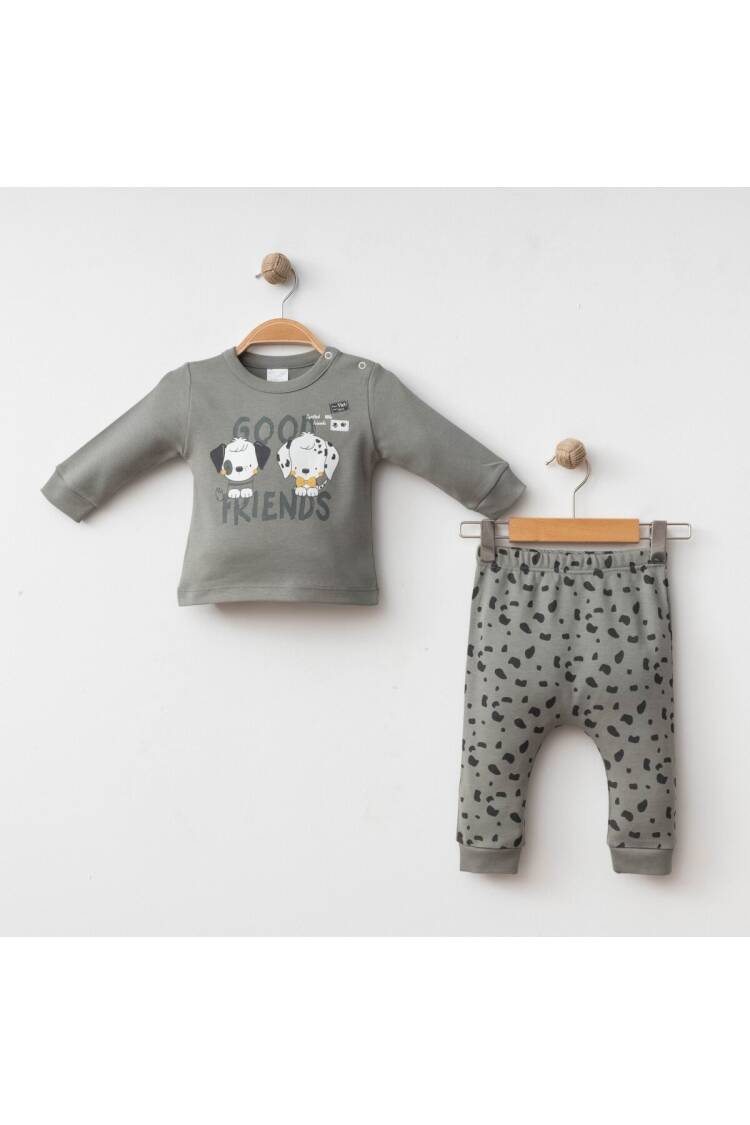 Wholesale Baby Boy 2-piece Badi and Pants Set 3-12M - Brand: Gümüş Baby - Kids & Baby Clothes Wholesale - Globality Store