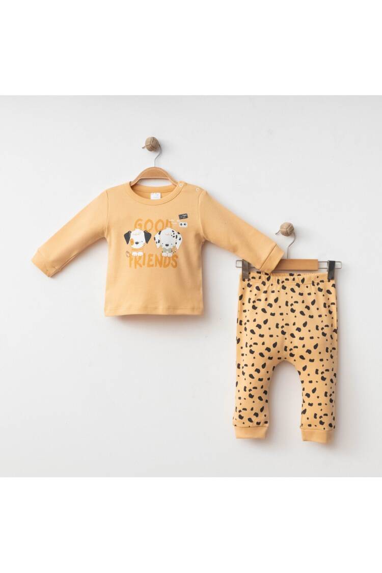 Wholesale Baby Boy 2-piece Badi and Trousers Set 3-12M - Brand: Gümüş Baby - Kids & Baby Clothes Wholesale - Globality Store