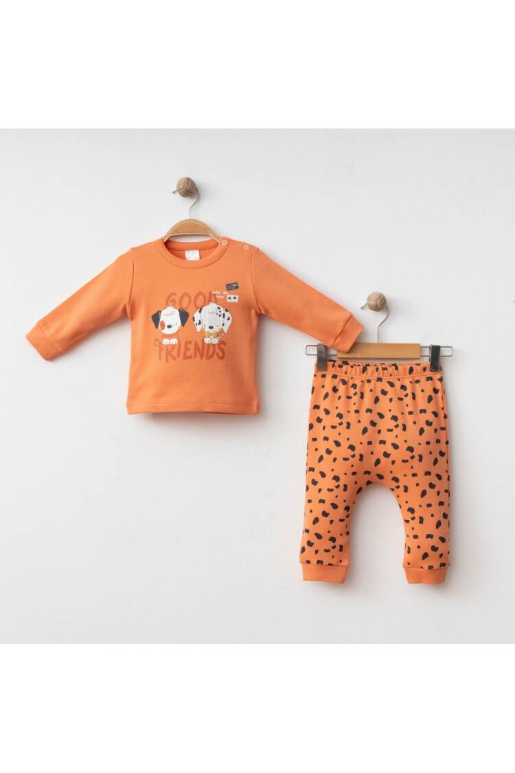 Wholesale Baby Boy 2-piece Badi and Trousers Set 3-12M - Brand: Gümüş Baby - Kids & Baby Clothes Wholesale - Globality Store