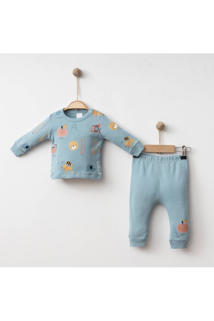 Wholesale Baby Boy 2-piece Badi and Trousers Set 3-12M - Brand: Gümüş Baby - Kids & Baby Clothes Wholesale - Globality Store