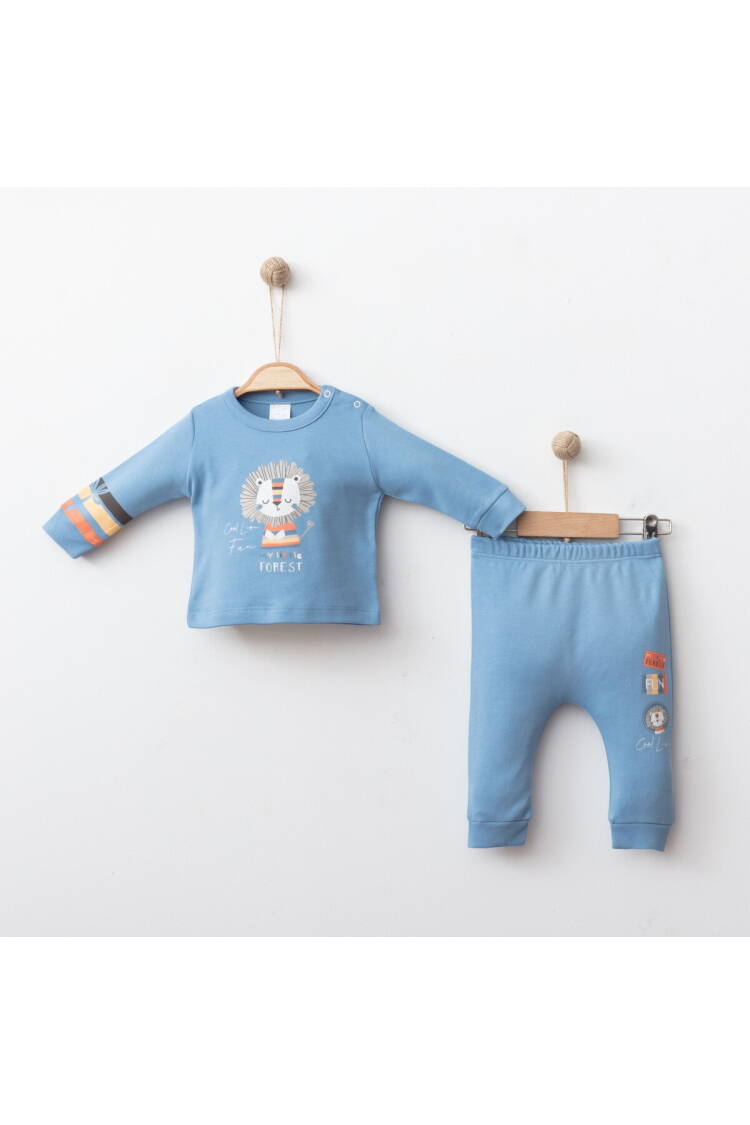 Wholesale Baby Boy 2-piece Badi and Trousers Set 3-12M - Brand: Gümüş Baby - Kids & Baby Clothes Wholesale - Globality Store