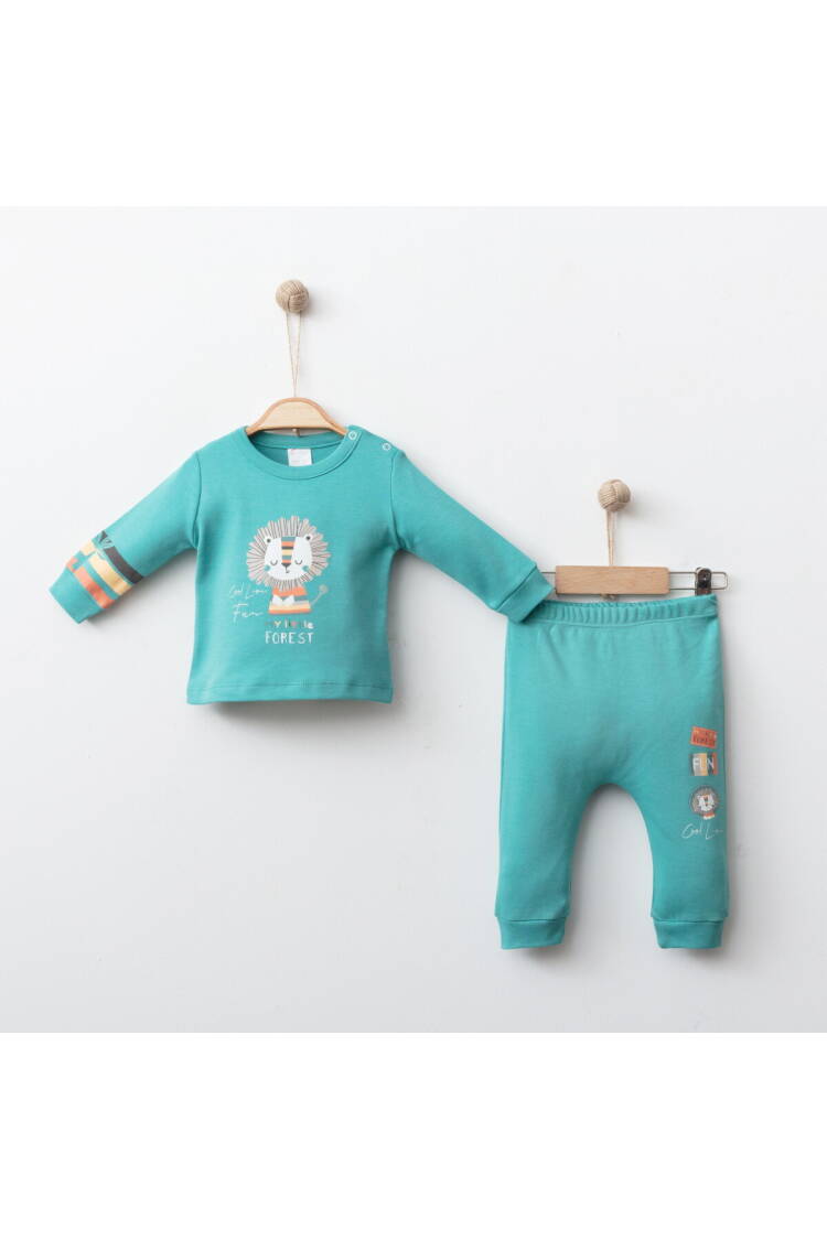 Wholesale Baby Boy 2-piece Badi and Trousers Set 3-12M - Brand: Gümüş Baby - Kids & Baby Clothes Wholesale - Globality Store