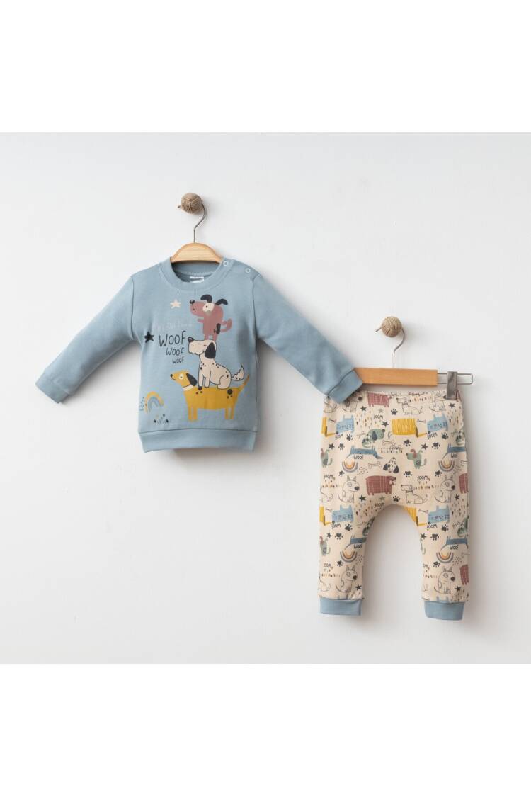 Wholesale Baby Boy 2-Piece Body and Pants Set 6-18M - Brand: Gümüş Baby - Kids & Baby Clothes Wholesale - Globality Store