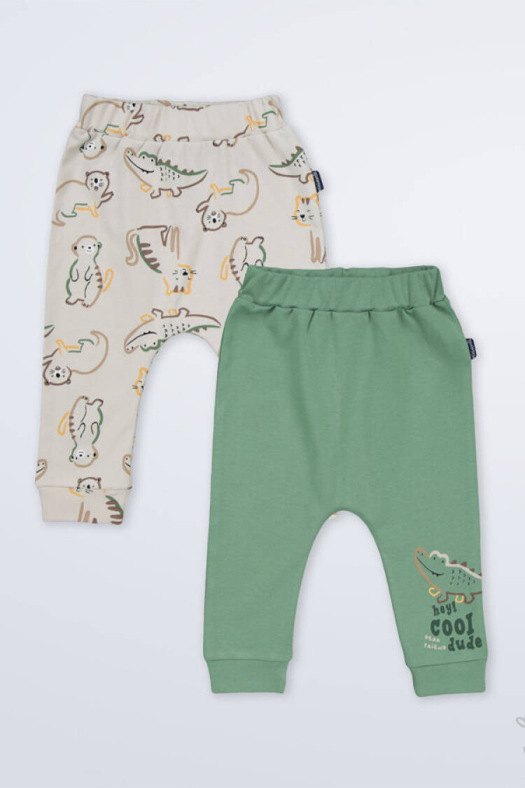 Wholesale Baby Boy 2-piece Pants Set 3-18M - Brand: Miniworld - Kids & Baby Clothes Wholesale - Globality Store