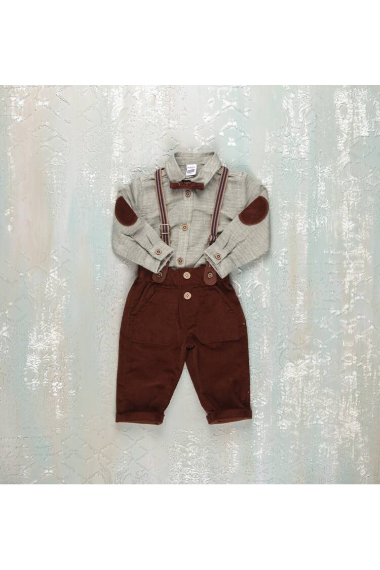 Wholesale Baby Boy 2 Pieces Shirt Torusers Set Suit 6-24M - Brand: Bubbly - Kids & Baby Clothes Wholesale - Globality Store