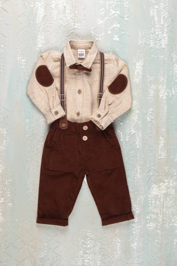 Wholesale Baby Boy 2 Pieces Shirt Torusers Set Suit 6-24M - Brand: Bubbly - Kids & Baby Clothes Wholesale - Globality Store