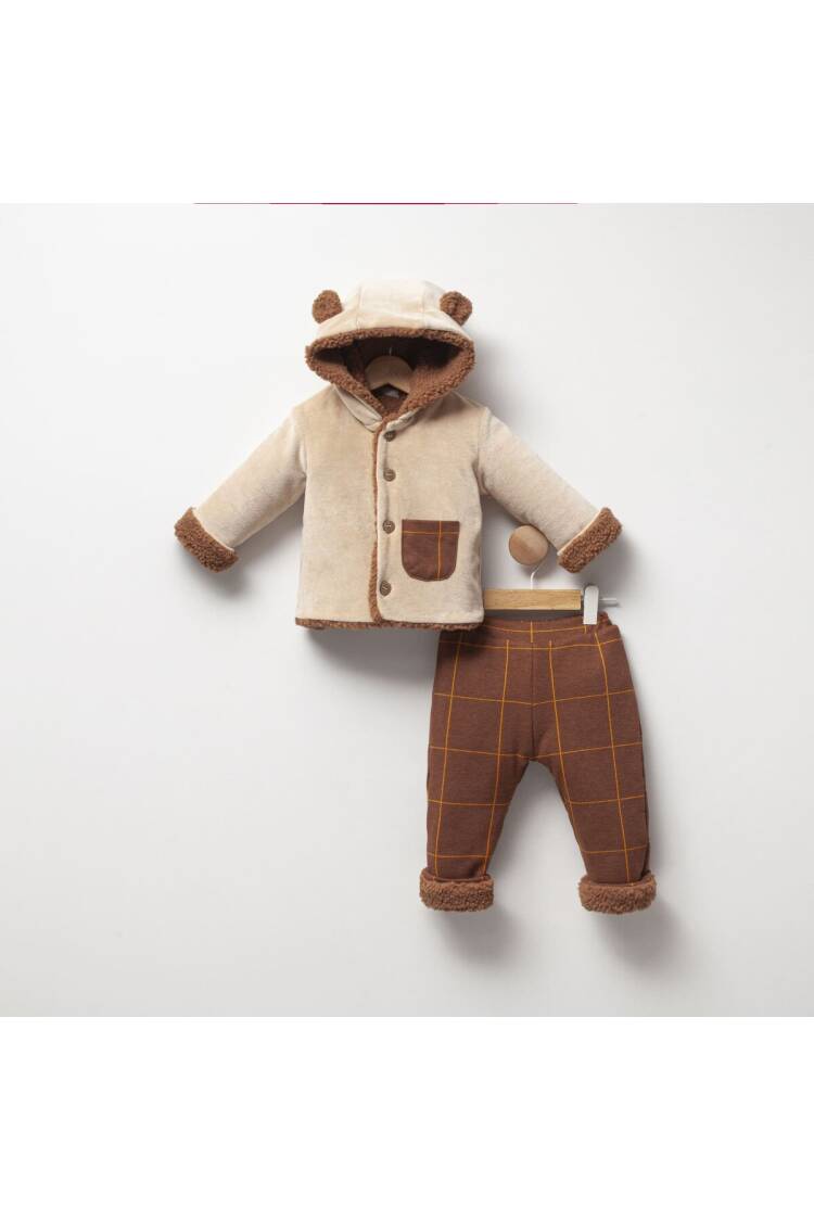 Wholesale Baby Boy 2pcs Cardigan and Pants Set 6-12M - Brand: Cassiope - Kids & Baby Clothes Wholesale - Globality Store