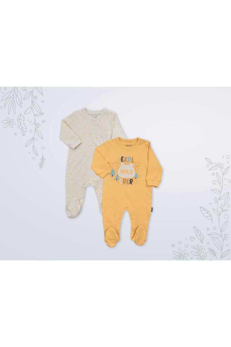 Wholesale Baby Boy 2pcs Jumpsuit Set 1-6M 1003-18521 - Brand: Miniworld - Kids & Baby Clothes Wholesale - Globality Store