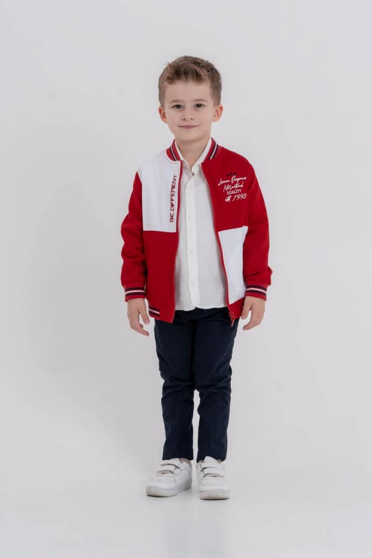 Wholesale Baby Boy 3-Piece College Jacket, Shirt and Pants Set 9-24M - Brand: Lemon - Kids & Baby Clothes Wholesale - Globality Store