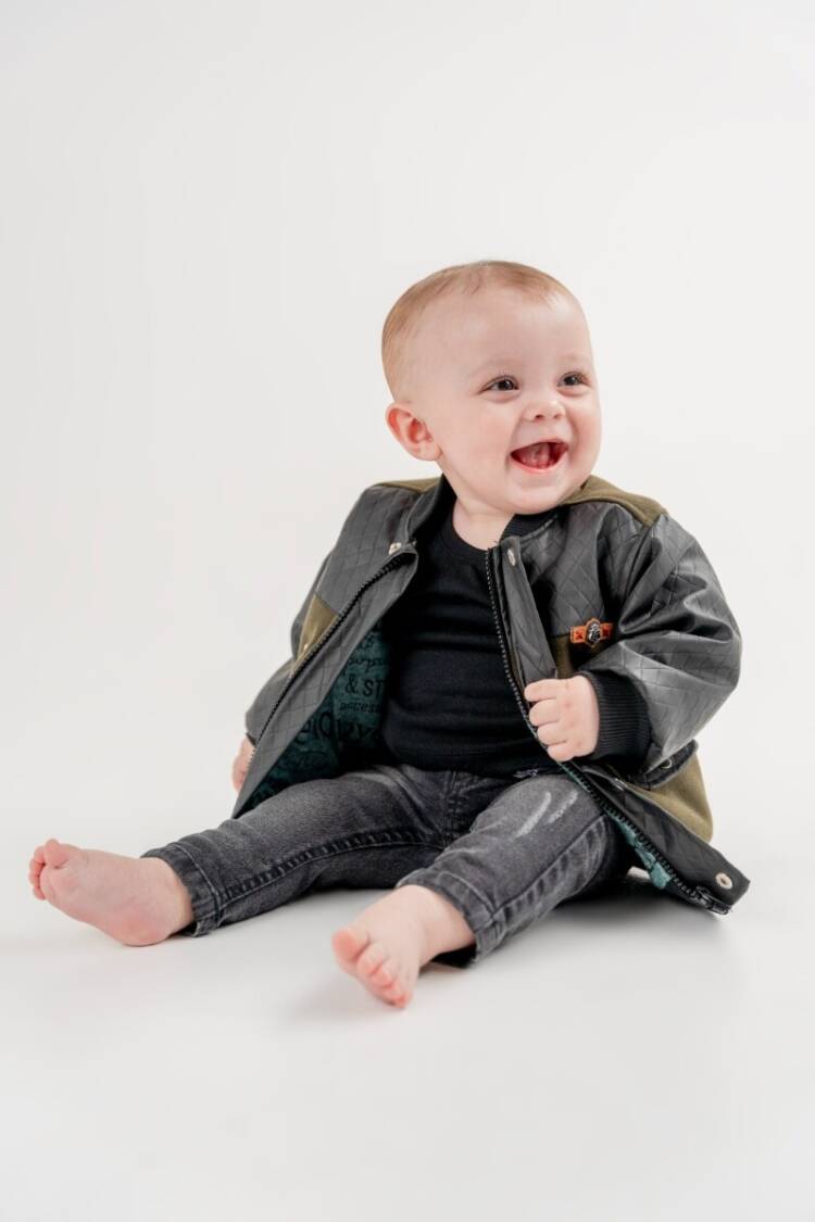 Wholesale Baby Boy 3-Piece Jacket Sweat and Jeans Trousers Set 6-24M - Brand: Bubbly - Kids & Baby Clothes Wholesale - Globality Store