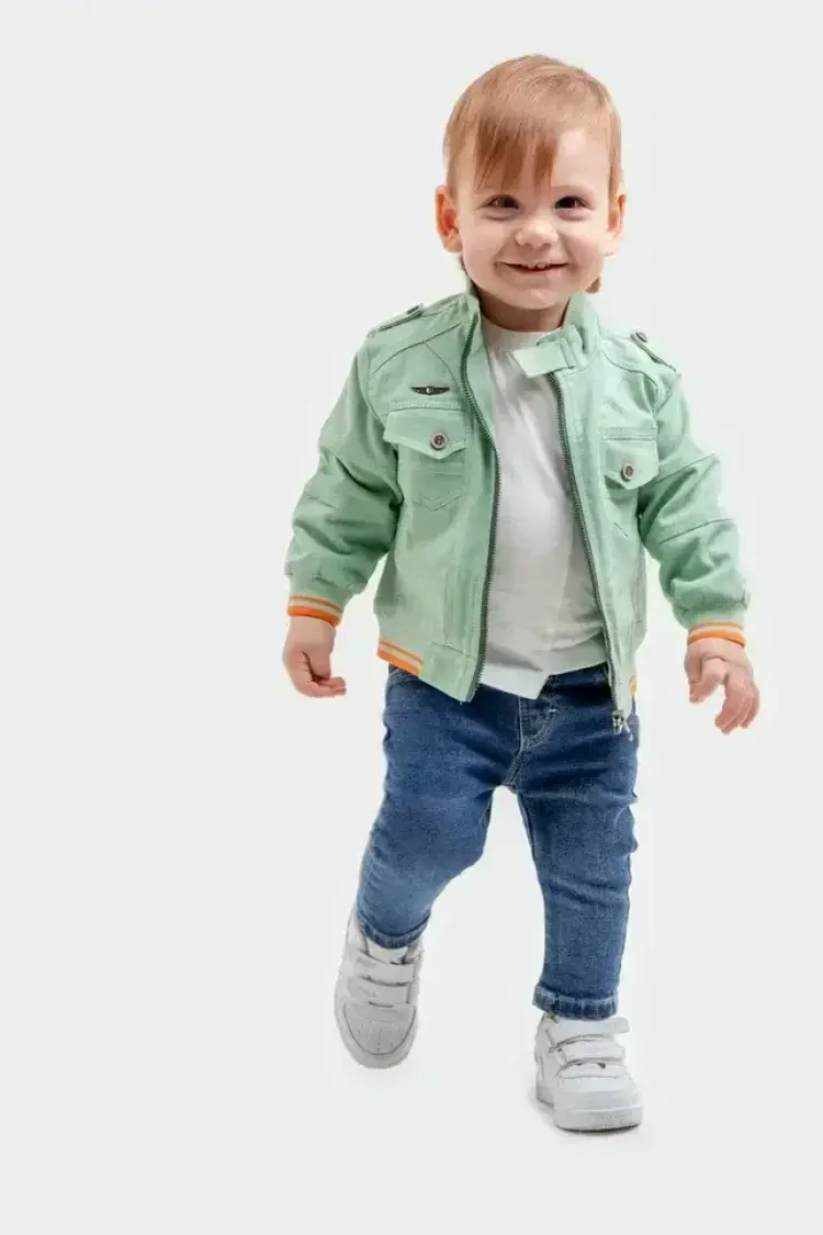 Wholesale Baby Boy 3-Piece Jacket, T-Shirt and Denim Pants Set 6-24 M - Brand: Bubbly - Kids & Baby Clothes Wholesale - Globality Store