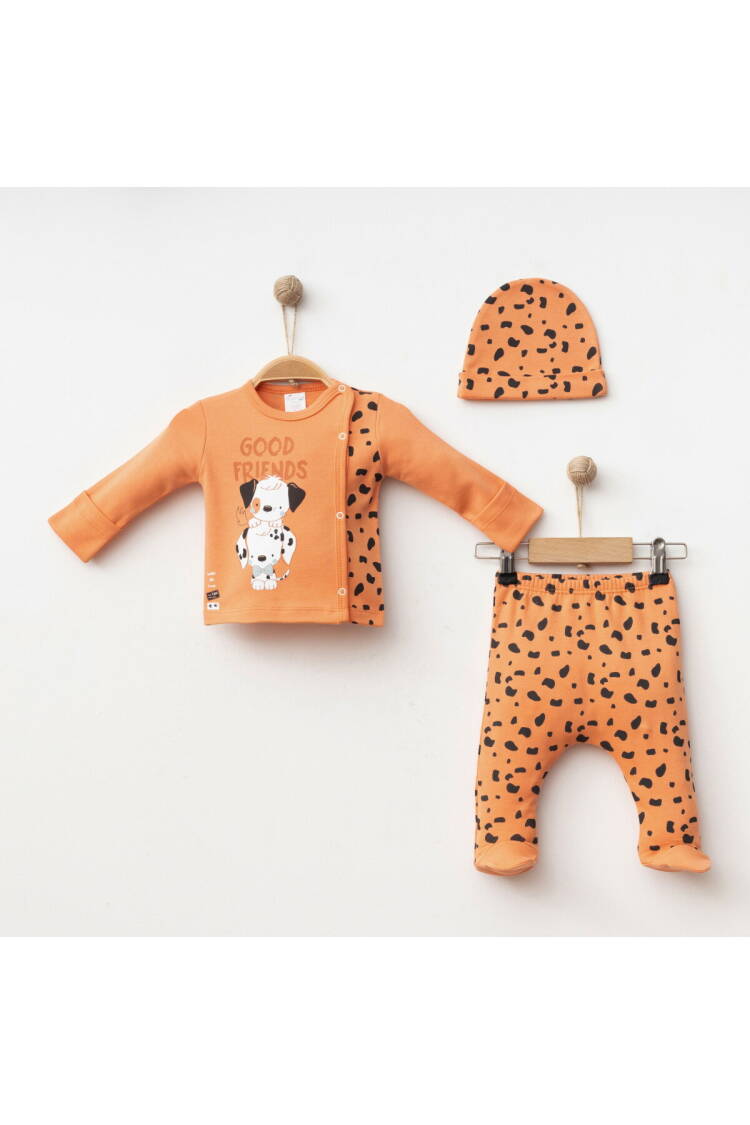 Wholesale Baby Boy 3-Piece Newborn Set 0-3M - Brand: Gümüş Baby - Kids & Baby Clothes Wholesale - Globality Store