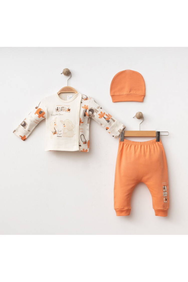 Wholesale Baby Boy 3-piece Newborn Set 0-3M - Brand: Gümüş Baby - Kids & Baby Clothes Wholesale - Globality Store