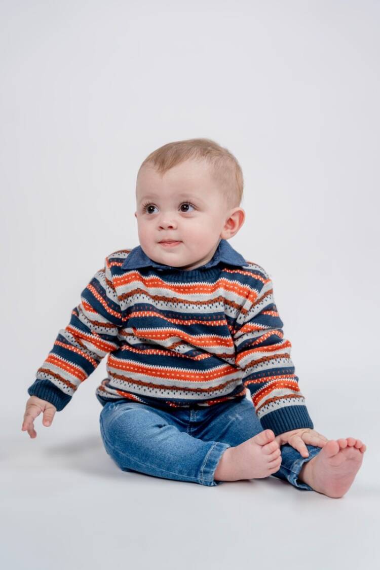 Wholesale Baby Boy 3-Piece Pullover Shirt and Pants Set 6-24M - Brand: Bubbly - Kids & Baby Clothes Wholesale - Globality Store