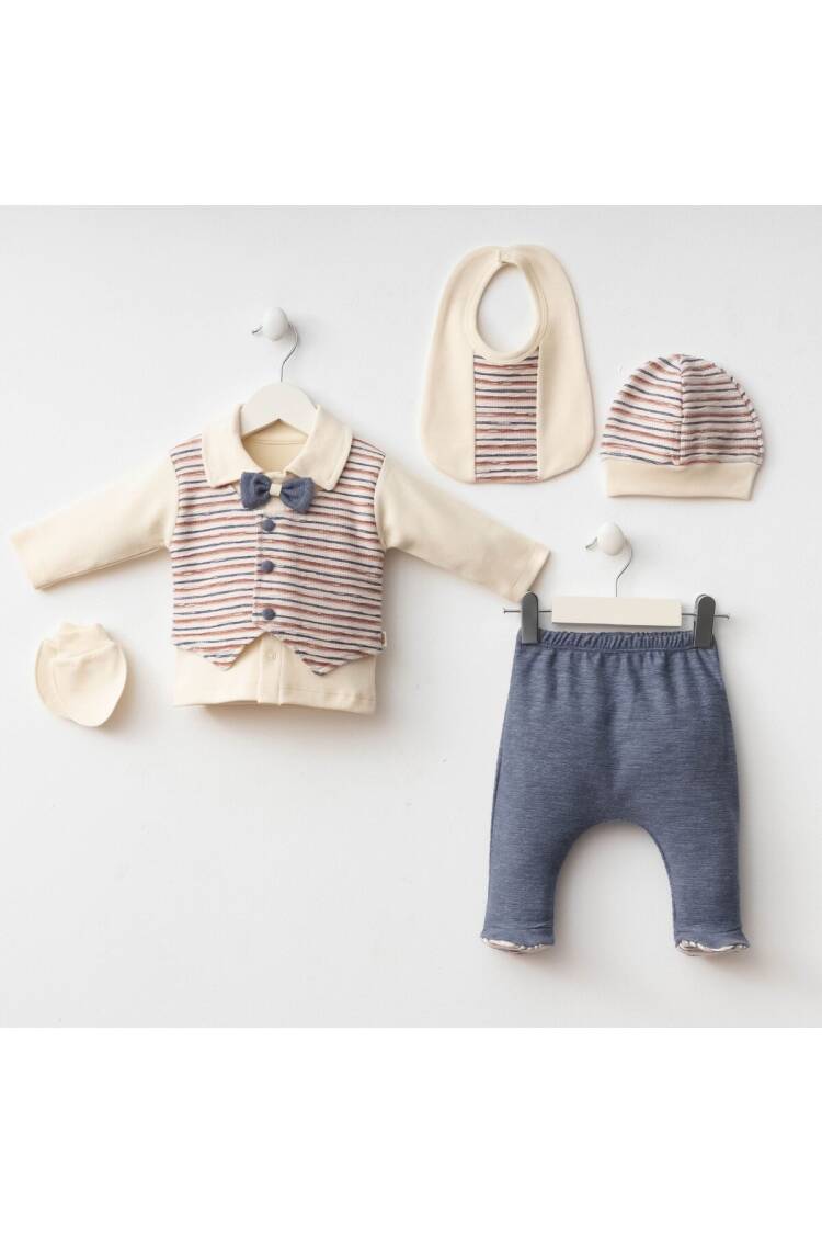 Wholesale Baby Boy 5pcs Newborn Set 0-3M - Brand: Minizeyn - Kids & Baby Clothes Wholesale - Globality Store