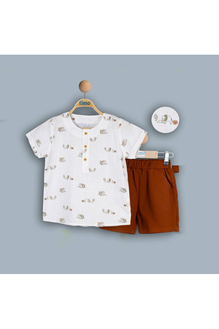 Wholesale Baby Boy 2-Piece Shirt and Shorts Set 6-24M - Brand: Timo - Kids & Baby Clothes Wholesale - Globality Store