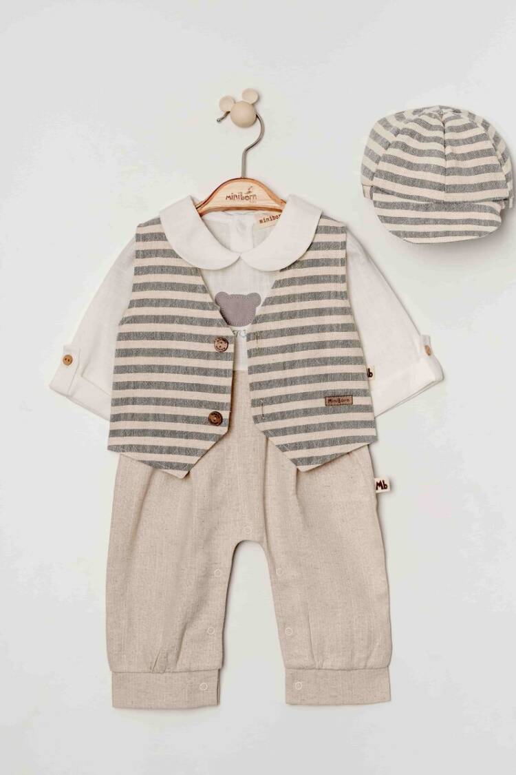 Wholesale Baby Boy Jumpsuit 6-24M - Brand: Miniborn - Kids & Baby Clothes Wholesale - Globality Store