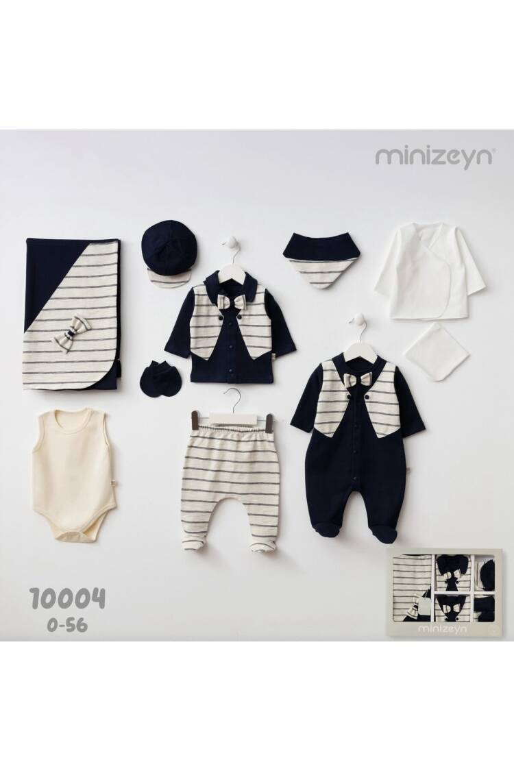 Wholesale Baby Boy Newborn Set of 10pcs 0-3M - Brand: Minizeyn - Kids & Baby Clothes Wholesale - Globality Store