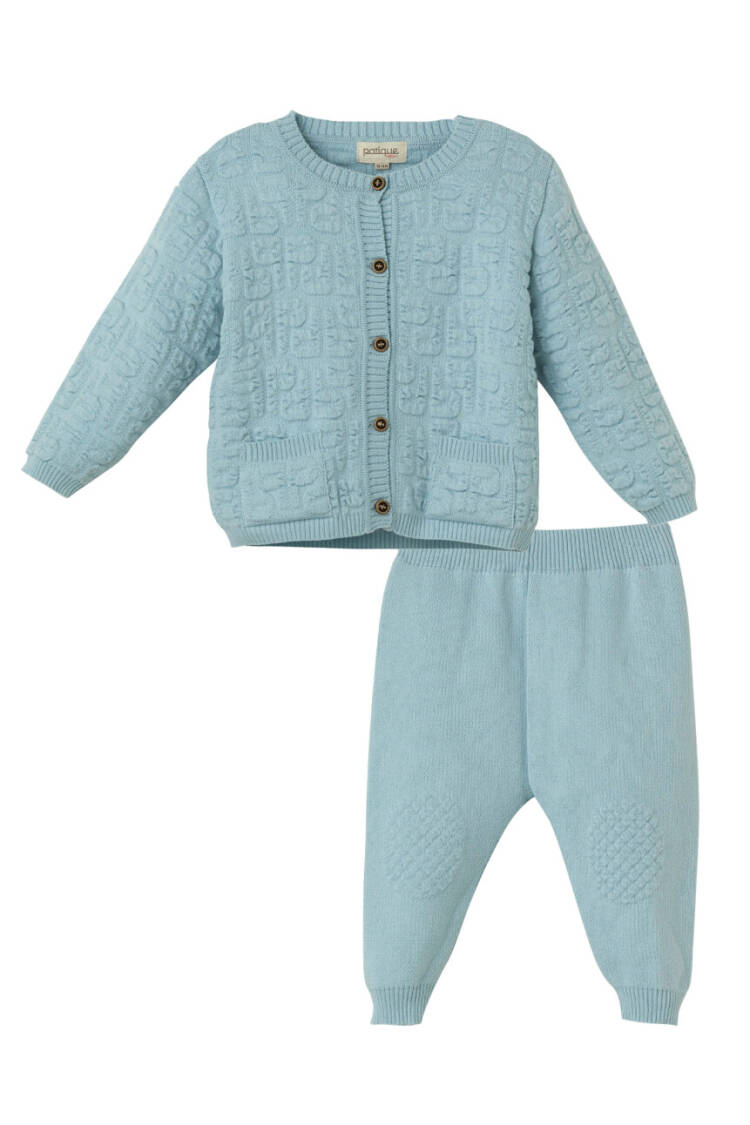 Wholesale Baby Boy Organic Cotton 2-Piece Set 3-18M - Brand: Uludağ Triko - Kids & Baby Clothes Wholesale - Globality Store