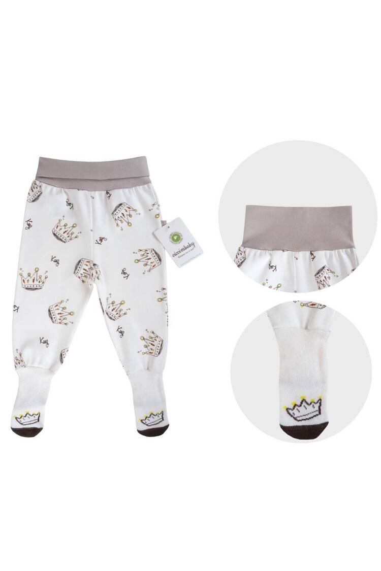 Wholesale Baby Boy Pants with Socks 0-9M - Brand: Ciccimbaby - Kids & Baby Clothes Wholesale - Globality Store