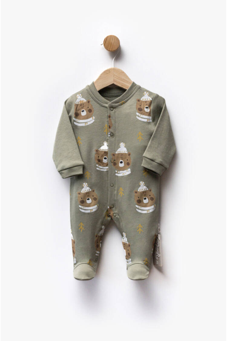 Wholesale Baby Boy Patterned Jumpsuit 0-6M - Brand: Flexi Baby - Kids & Baby Clothes Wholesale - Globality Store