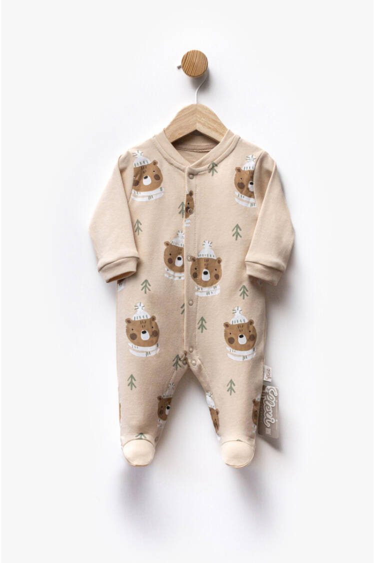Wholesale Baby Boy Patterned Jumpsuit 0-6M - Brand: Flexi Baby - Kids & Baby Clothes Wholesale - Globality Store