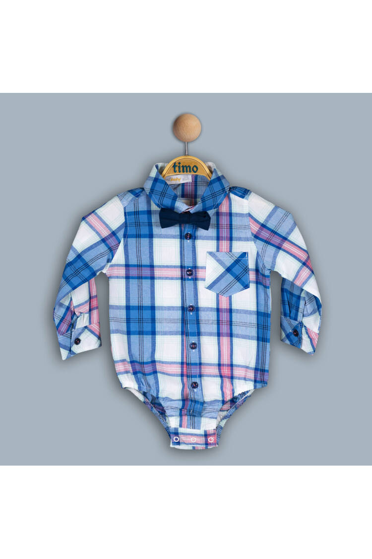 Wholesale Baby Boy Patterned Shirt 6-24M - Brand: Timo - Kids & Baby Clothes Wholesale - Globality Store