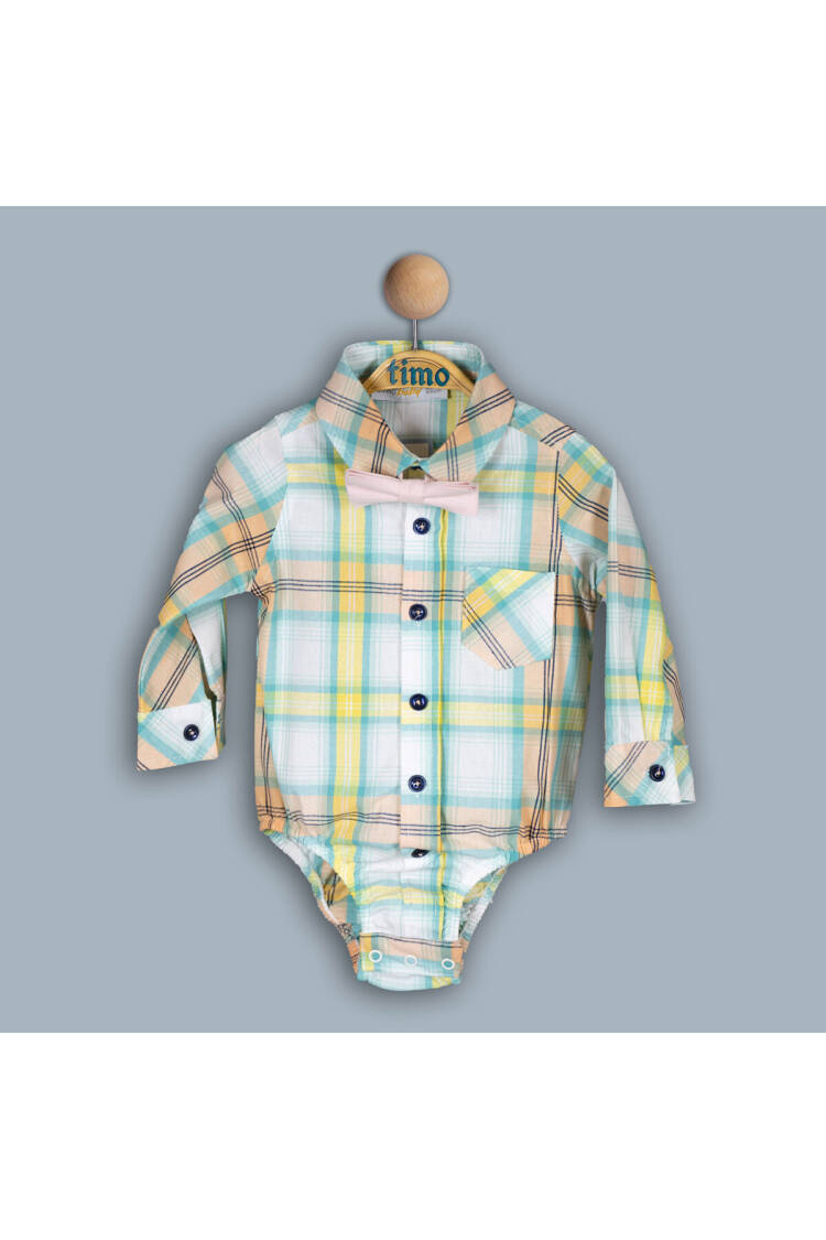 Wholesale Baby Boy Patterned Shirt 6-24M - Brand: Timo - Kids & Baby Clothes Wholesale - Globality Store