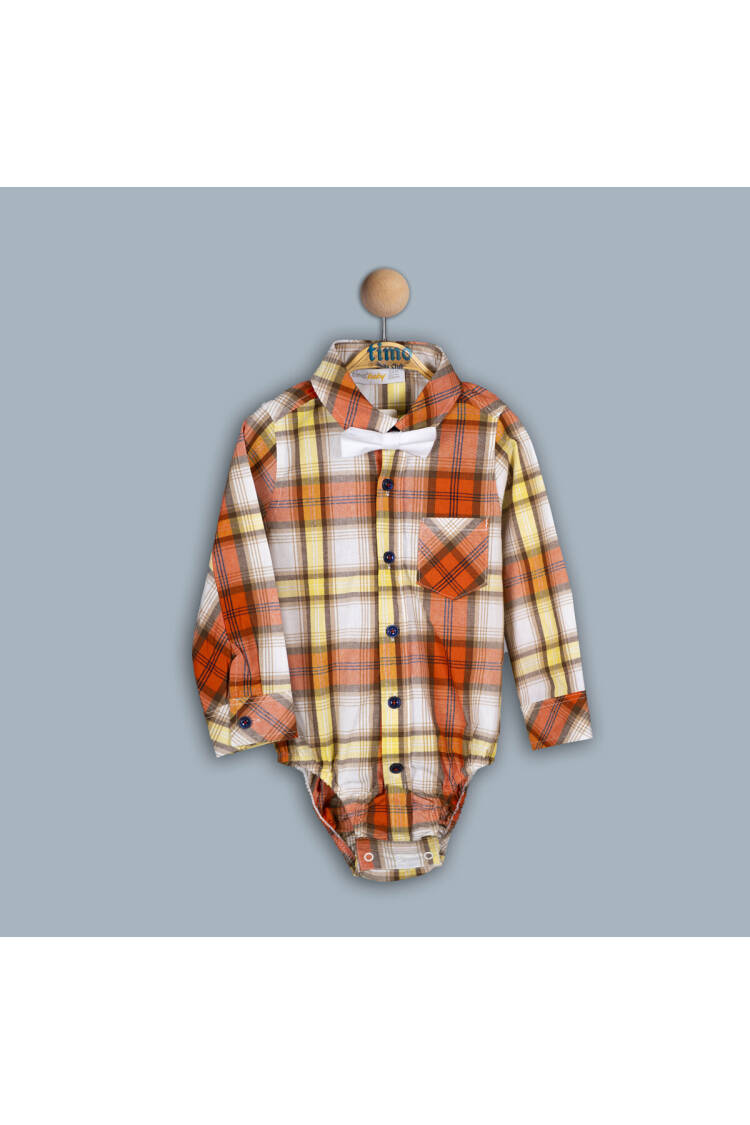 Wholesale Baby Boy Patterned Shirt 6-24M - Brand: Timo - Kids & Baby Clothes Wholesale - Globality Store