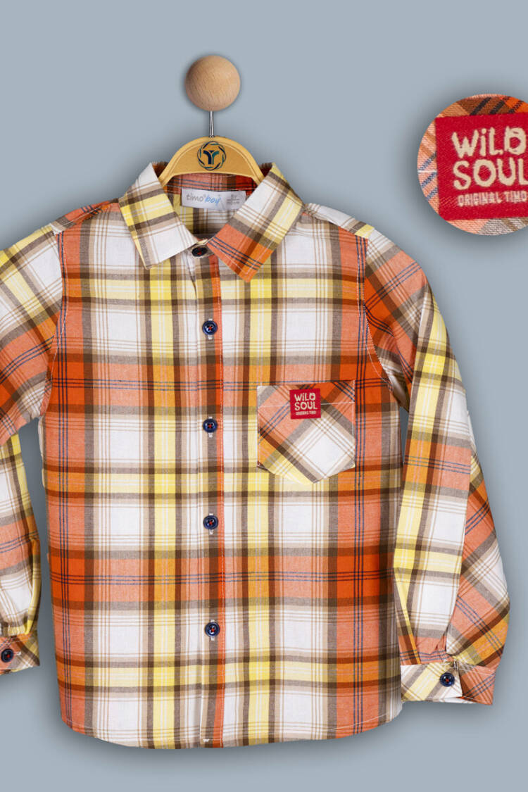 Wholesale Baby Boy Patterned Shirt 6-24M - Brand: Timo - Kids & Baby Clothes Wholesale - Globality Store