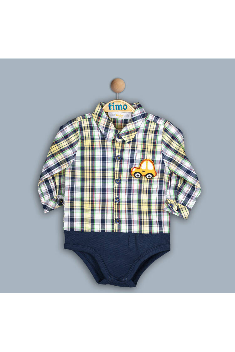 Wholesale Baby Boy Plaid Bodysuit 6-24M - Brand: Timo - Kids & Baby Clothes Wholesale - Globality Store