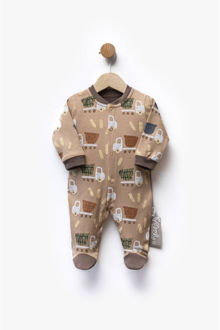 Wholesale Baby Boy Printed Jumpsuit 0-6M - Brand: Flexi Baby - Kids & Baby Clothes Wholesale - Globality Store