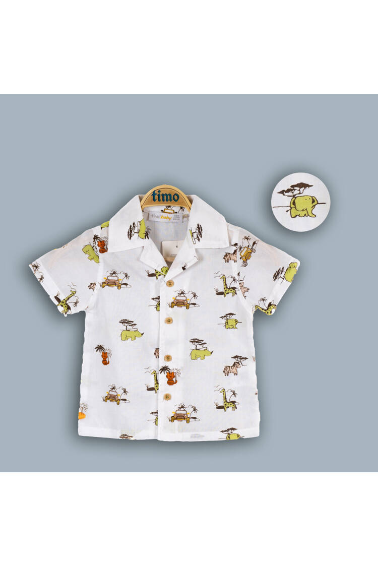 Wholesale Baby Boy Shirt 6-24M - Brand: Timo - Kids & Baby Clothes Wholesale - Globality Store