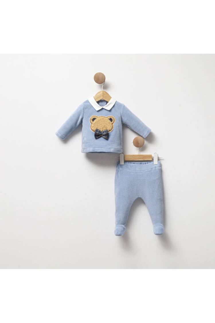Wholesale Baby Boy Sweat and Trousers Set 2-6M - Brand: Cassiope - Kids & Baby Clothes Wholesale - Globality Store