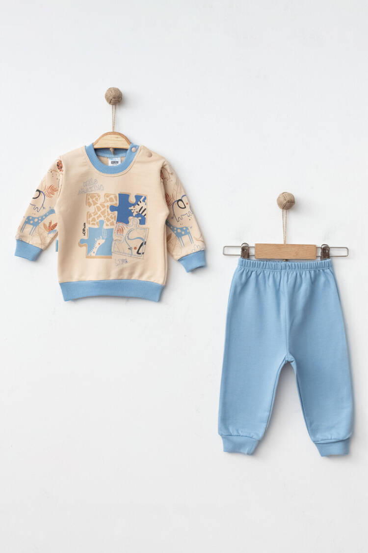 Wholesale Baby Boy Tracksuit 3-9M - Brand: Hoppidik - Kids & Baby Clothes Wholesale - Globality Store