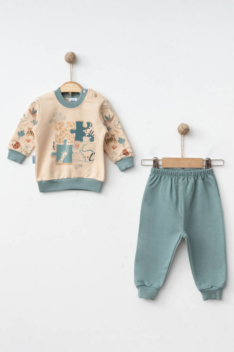 Wholesale Baby Boy Tracksuit 3-9M - Brand: Hoppidik - Kids & Baby Clothes Wholesale - Globality Store