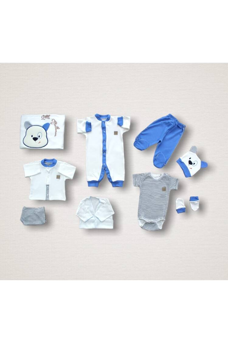 Wholesale Baby Boys 10-Piece Newborn Set 0-3M - Brand: Tomuycuk - Kids & Baby Clothes Wholesale - Globality Store