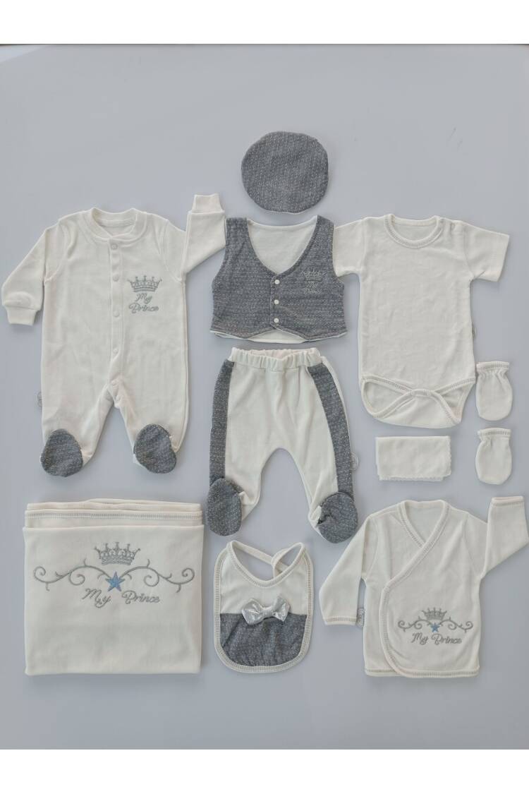 Wholesale Baby Boys 10-Piece Newborn Set 0-3M - Brand: Tomuycuk - Kids & Baby Clothes Wholesale - Globality Store