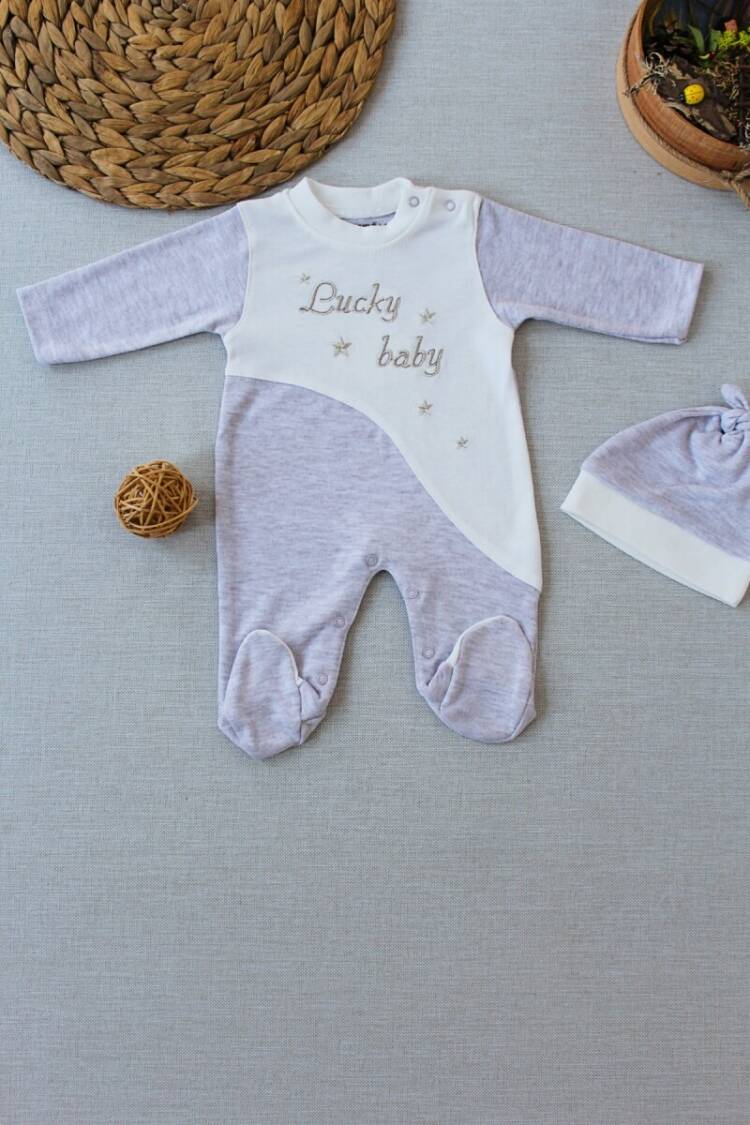 Wholesale Baby Boys 2-Piece Jumpsuit Set With Hat 0-3M - Brand: Tomuycuk - Kids & Baby Clothes Wholesale - Globality Store