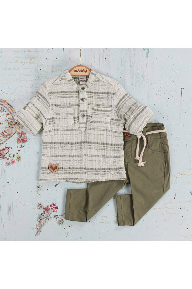 Wholesale Baby Boys 2-Piece Pants And Shirt Set 6-24M - Brand: Bubbly - Kids & Baby Clothes Wholesale - Globality Store